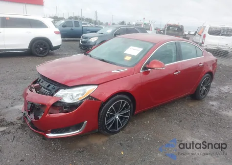 2014 Buick Regal Turbo/E-Assist Premium I из США, поврежденный, VIN 2G4GN5EXXE9296253